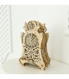 Wooden City - 3D Wooden Magical Clock - Brown